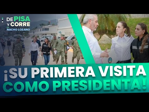 Claudia Sheinbaum visita Acapulco, Guerrero, tras el paso de “John”