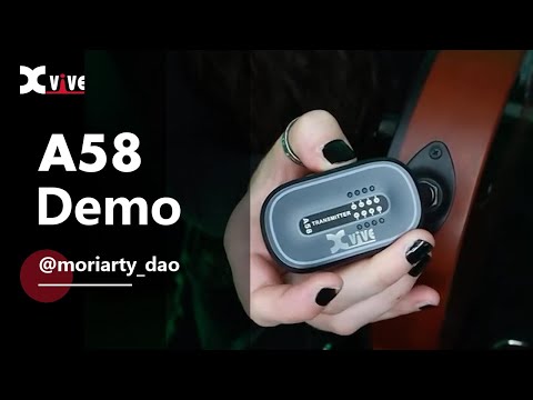 Xvive A58 Wireless Guitar System Demo｜Moriarty_dao