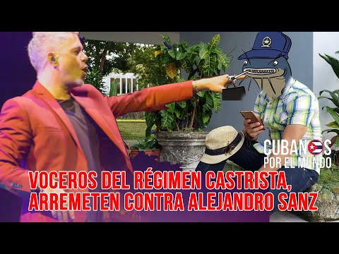 Régimen castrista apunta contra Alejandro Sanz por salir en defensa de María Corina Machado
