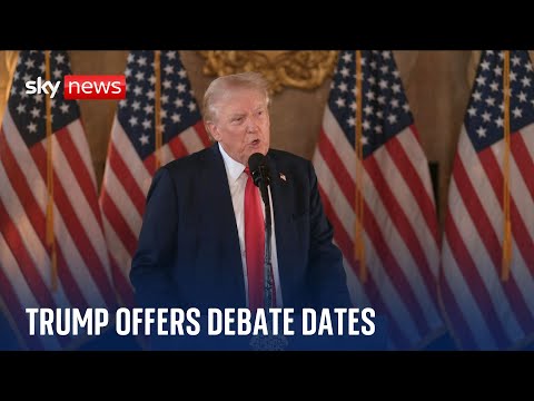 Former US president Donald Trump proposes debate dates with Kamala Harris