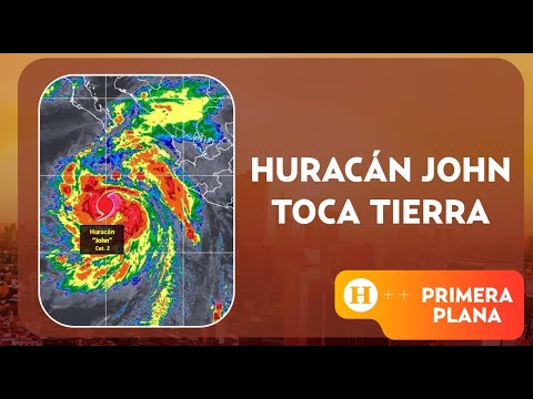 Huracán John toca tierra en México | Primera Plana