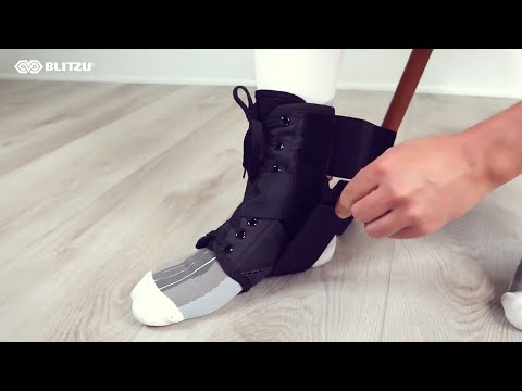 How To Wear your BLITZU Lace Up Ankle Brace