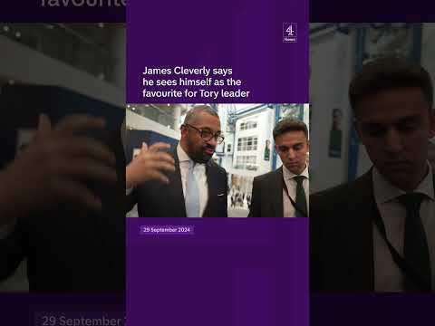 Cleverly says he’s ‘favourite’ Tory leader