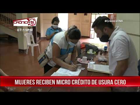 Mujeres protagonizan nueva entrega del programa Usura Cero en Matiguás – Nicaragua