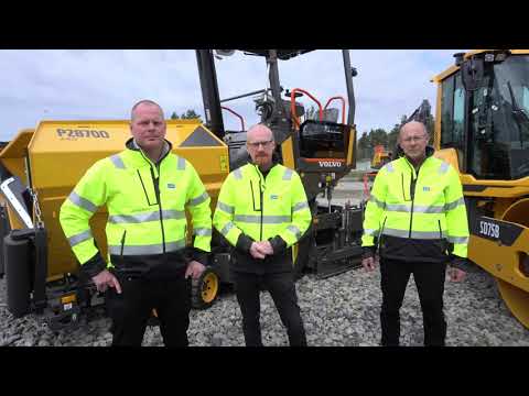 Svenska Maskinmässan 2022 - Volvo asfaltläggare och vältar