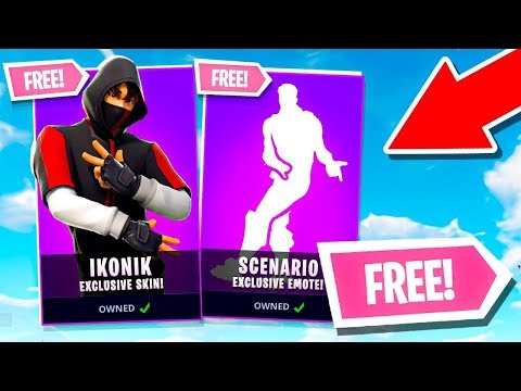 How To Get The IKONIK Skin + Scenario Emote FREE! (UNLOCK THE IKONIK SKIN BUNDLE FREE) Fortnite