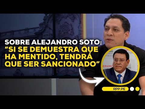 Luis Valdez responde sobre presunto reglaje a Alejandro Soto
