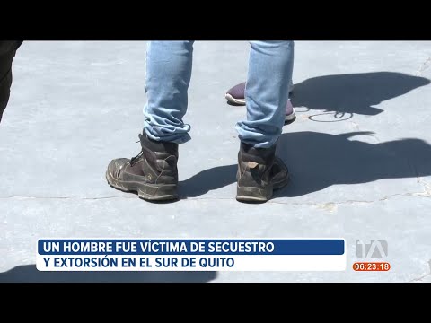 Un hombre fue secuestrado en el sur de Quito tras ser contactad por redes para una mudanza