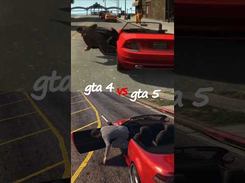 🔥Ultimate RAGDOLL PHYSICS Test!🚗 GTA IV vs. GTA V