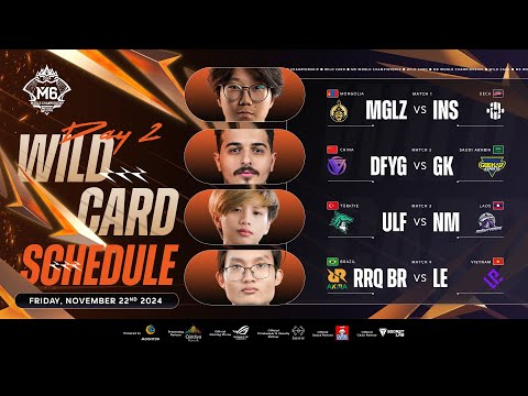 ? LIVE | M6 Wild Card Group Stage | DAY 2