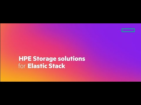 HPE Storage Solutions for Elastic Search
