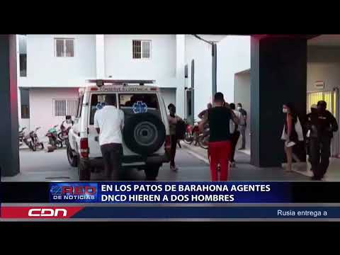 En Los Patos Barahona agentes de la DNCD hieren a dos hombres