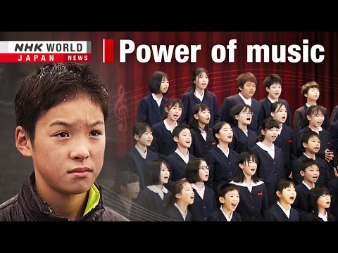 Noto quake: Schoolboy survivor's solace in songーNHK WORLD-JAPAN NEWS