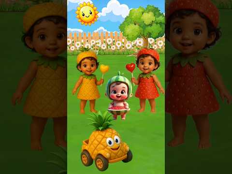 ||Pineapple बेटा गाड़ी में जल्दी बैठ 😳😲|| #animation #cartoon #balveer #3danimation #anujkidstv