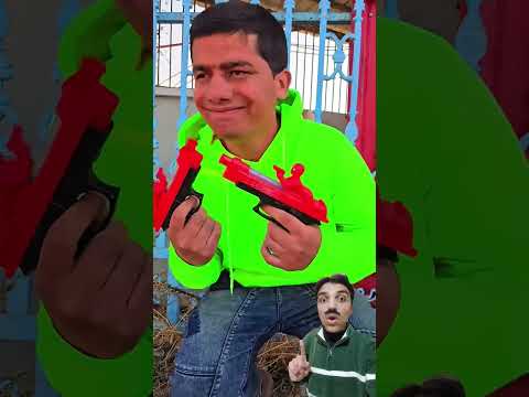 Poor man was mocked for having a wooden toy gun 🔫 😢 💕 #shorts
