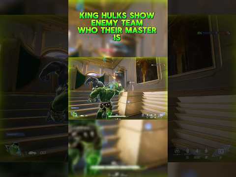 KING HULKS SHOW ENEMY TRAM WHO THEIR MASTER IS #marvelrivals #hulk