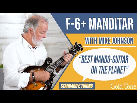 Gold Tone F-6+ Professional Mando-Guitar with Mike Johnson