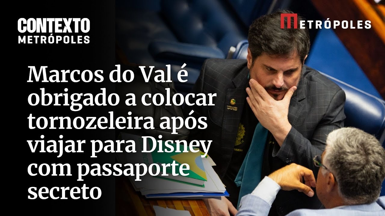 Marcos do Val é obrigado a colocar tornozeleira após viajar para Disney com passaporte secreto