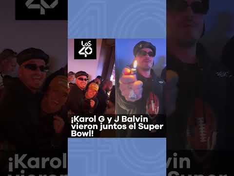 Karol G y J Balvin en el Super Bowl