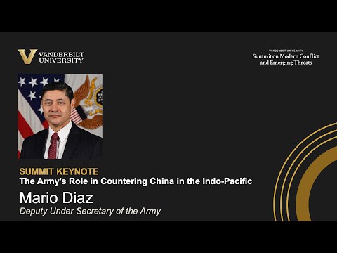 Vanderbilt Summit Address: Mario Diaz, Deputy Under Secretary of the
Army