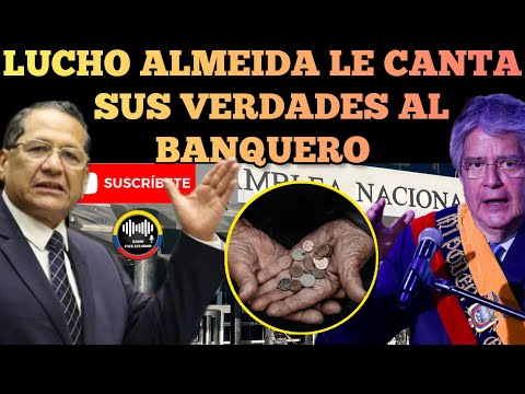 LUCHO ALMEIDA EST.ALLA CONTRA EL BANQUERO LASSO Y LE CANTA SUS VERDADES NOTICIAS RFE TV