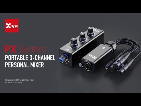 PX SYSTEM | PX Portable 3-Channel Personal Mixer | Xvive