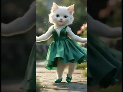 Dancing Cat Goes Viral | Funny Cute Cat Dance Compilation 2025 #cat #kitten #catstory #ai