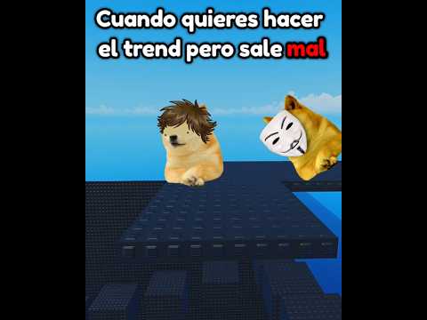 EL TREND de Roblox sale mal 🤦🏻‍♂️ #shorts