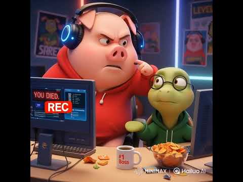 🐷🐢 “Brain vs. Buffering” #shorts #viralshorts