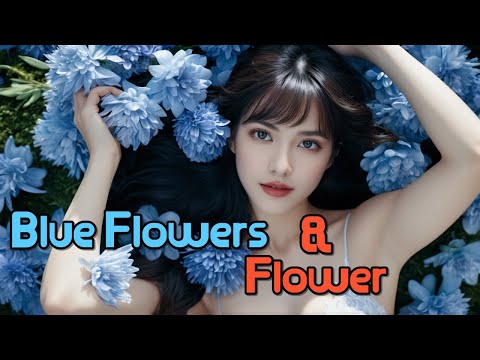 [AI Journey] Blue Flowers & Flower   #AIJourney #Blue #Flower