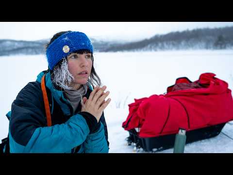 Alone in a Remote Cabin in Northern Sweden (No Road Access)