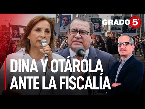 Dina Boluarte y Alberto Otárola ante la Fiscalía | Grado 5 con David Gómez Fernandini