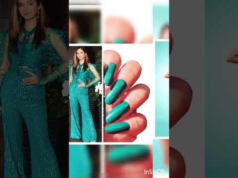 #actress ❤️and #matching😍 #nails 💅