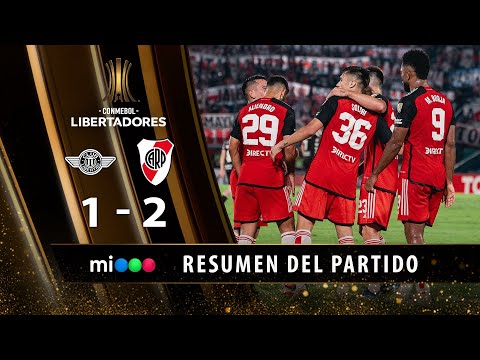 Libertad 1 River 2: el Millo levantó cabeza tras la eliminación con Boca - Libertadores 2024