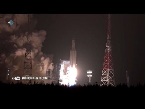 Пуск ракеты "Ангара" с космодрома Плесецк