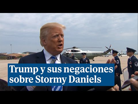 Las negaciones de Trump sobre el soborno a Stormy Daniels: Es una caza de brujas nunca antes vista