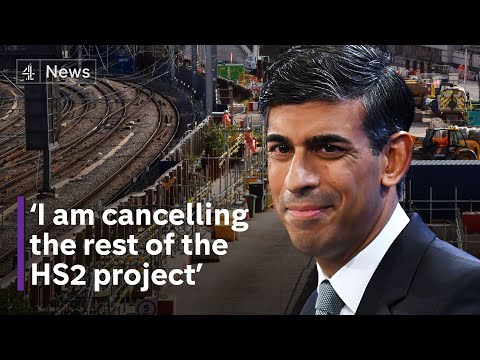 Sunak scraps HS2 leg - saying he knows what 'north really needs'