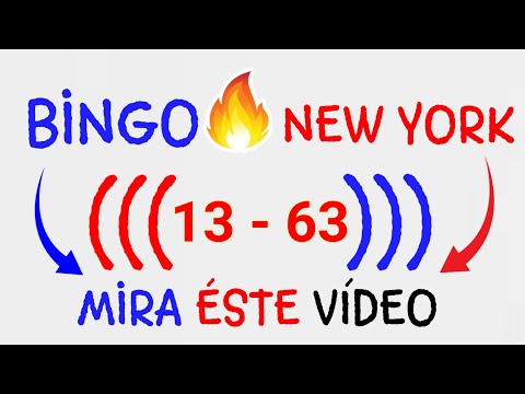 que PALÉ # 13 - 63 # BINGO loteria NEW YORK TARDE/ PALÉ Y TRIPLETAS FUERTES para GANAR en  SORTEOS