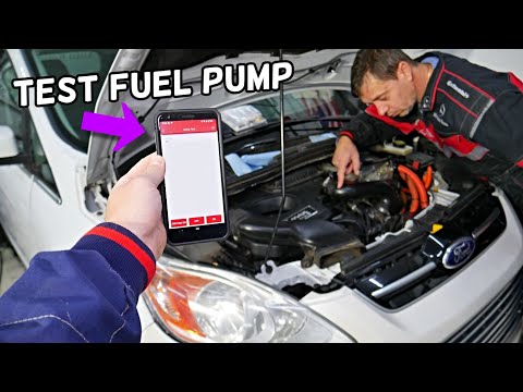 HOW TO TEST FUEL PUMP ON FORD C-MAX FUSION MONDEO LINCOLN MKZ