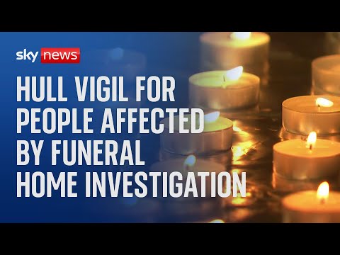 Vigil held in Hull for relatives affected by funeral home police investigation