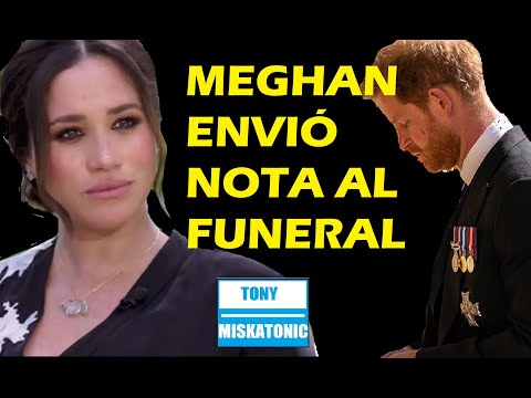 MEGHAN MARKLE ENVÍA NOTA Y CORONA A FUNERAL DE FELIPE DE EDIMBURGO. OMID SCOBIE HABLA SOBRE ELLA.