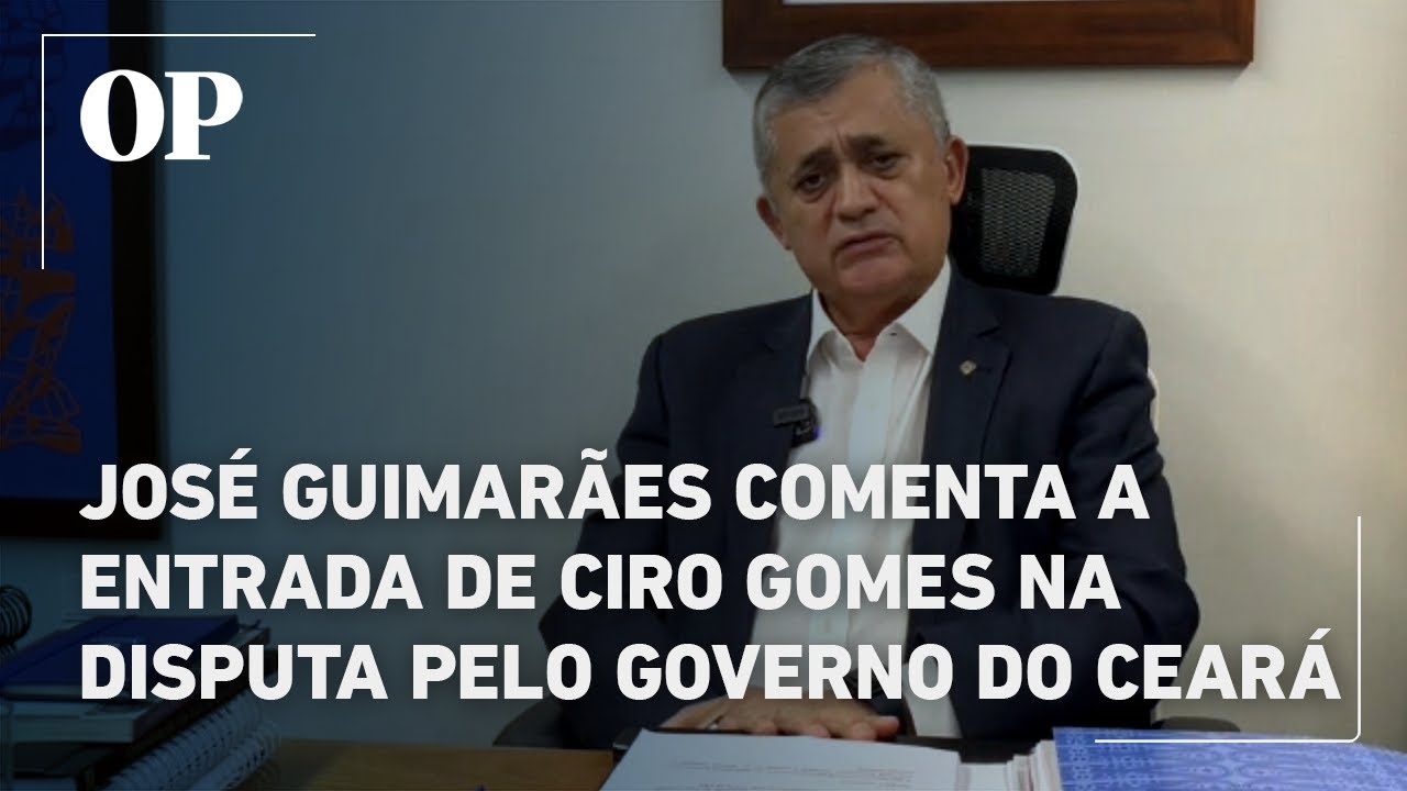 Guimarães diz que Ciro Gomes faz pilantragem política ao se colocar como candidato ao governo