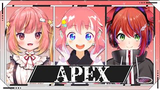 【  APEX LEGENDS 】あんこしゃんひかちゃんと久しぶりに銃を持つ！～茜音カンナ視点～【 季咲あんこ / 飛良ひかり / 茜音カン