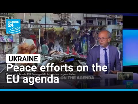 Ukraine peace efforts on the EU Agenda while Russia's 'massive strike' kills 1, injures 29
