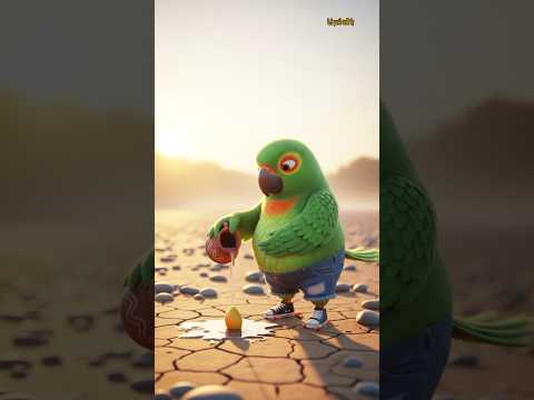 🌳 "The Parrot and the Mango Tree" – Heart Touching Moral Story 😭 #ai #baby #mango