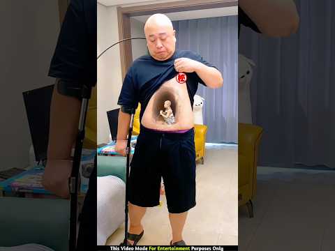 पापा के पेट में रामू ने गड्ढा कर दिया 😱 #woodscraft #shortsfeed #youtubeshorts