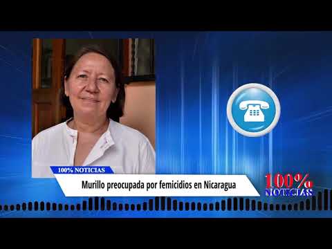 Rosario Murillo preocupada por femicidios en Nicaragua