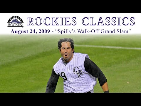 Rockies Classics - Spilly's Walk-Off Grand Slam (August 24, 2009) video clip