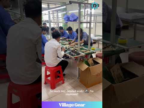 Their Hands Move SO FAST! 🤯 This Electronics Factory is a Whole Different Level of Skill! #factory