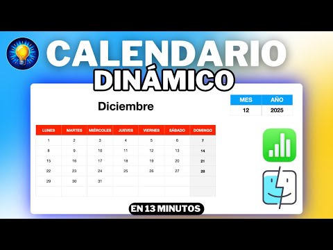 Cómo Crear Calendario con Fórmulas En Numbers